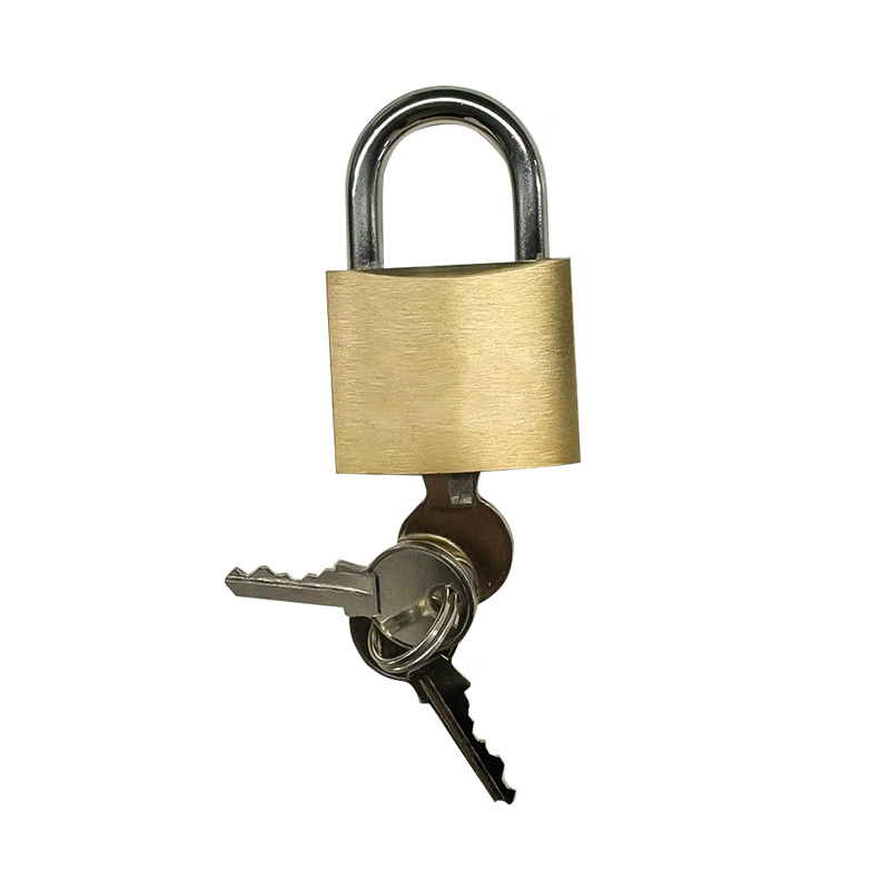 中犀 ZX-19 挂锁 60mm 单通开铜锁 （单位：把） 黄色