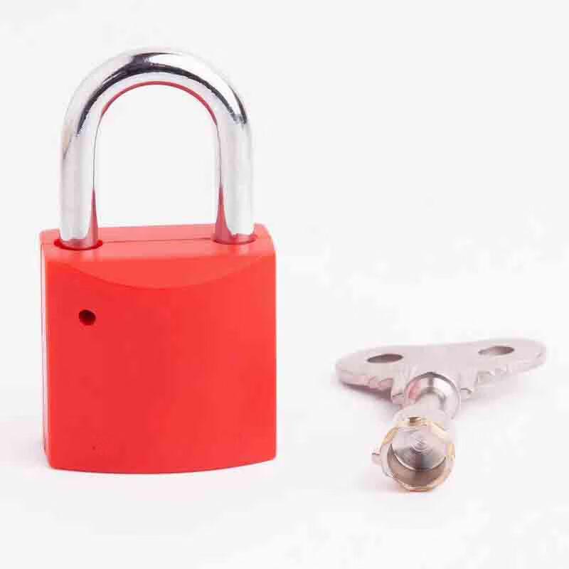 中犀 ZX-25 挂锁 30mm 塑钢通开 梅花锁 （单位：个） 红色