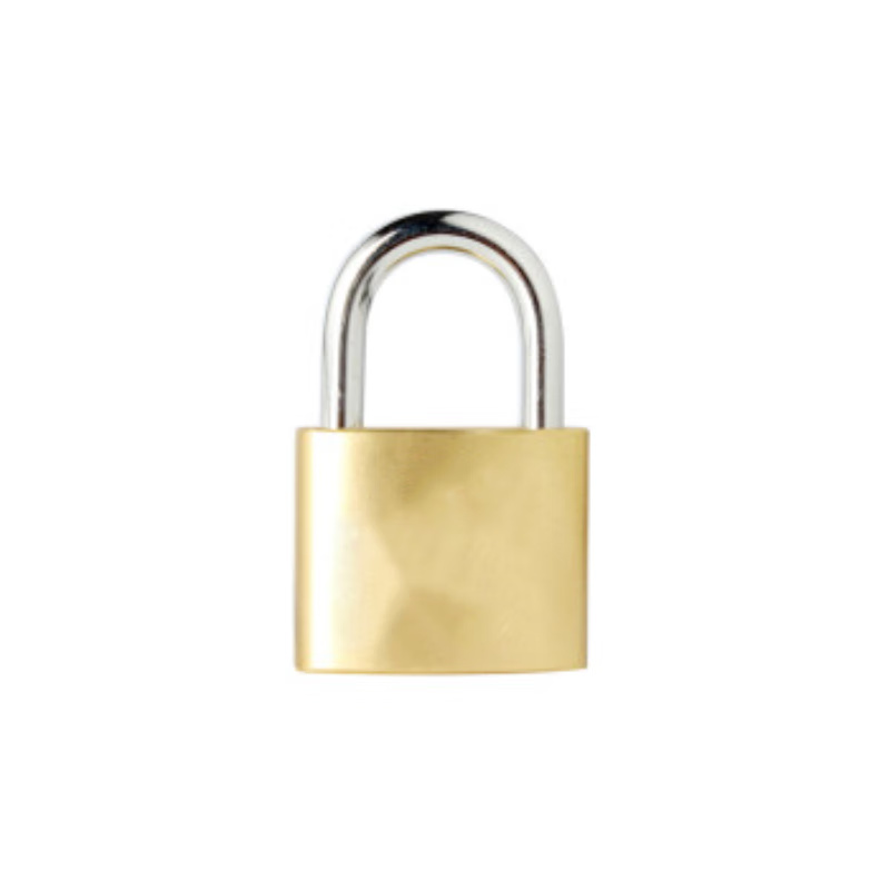 中犀 ZX-78 挂锁 25MM 雅圆 铜 （单位：个） 黄色