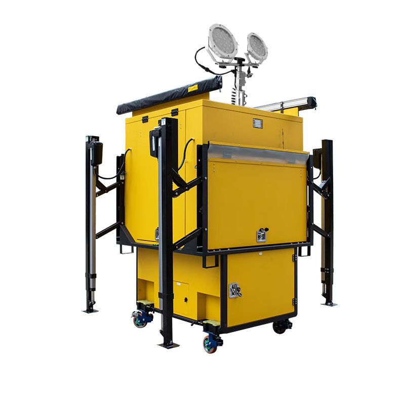 晫安联 ZM8002 应急升降充电方舱照明装置 2*60W AC220V 5700K （单位：台） 黄色