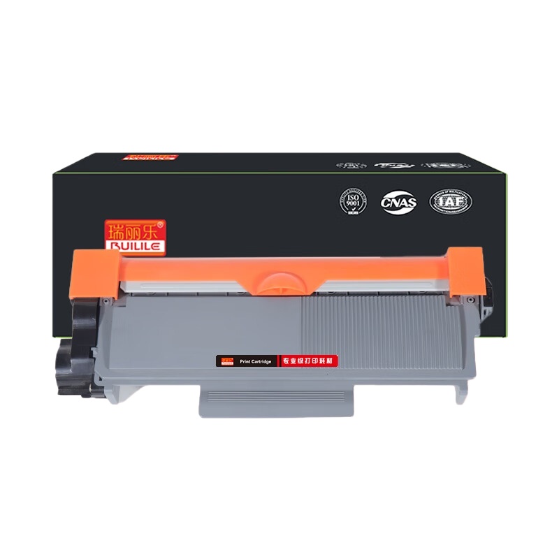 瑞丽乐（RUILILE） LT2451/TN2325 粉盒 2600页 （单位：支） 适用联想 LJ2405D/LJ2605D 兄弟2260D/7080D/7180D/7380 黑色