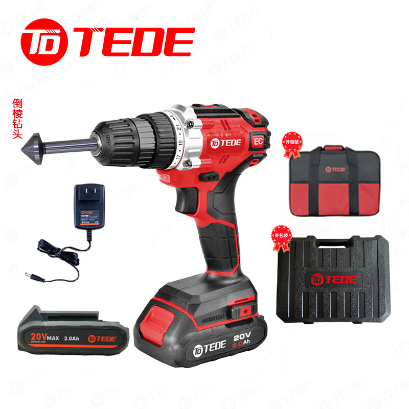 TEDE YD-50902 锂电倒棱器 两电一充 （单位：套）