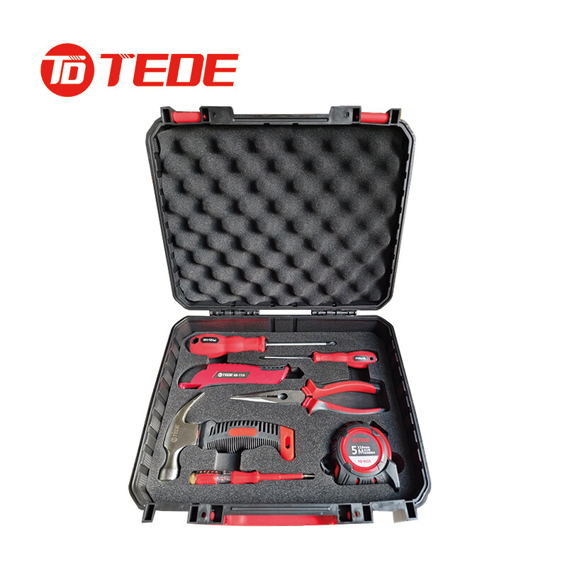 TEDE TD1107 简易手动工具组套 7件套 （单位：套）