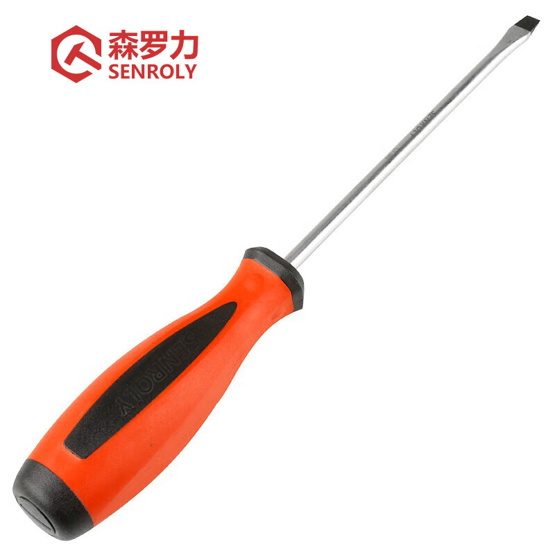 森罗力（SENROLY） SR-60133 斯迈德橡塑柄螺丝批(一字) 5*100mm （单位：把）