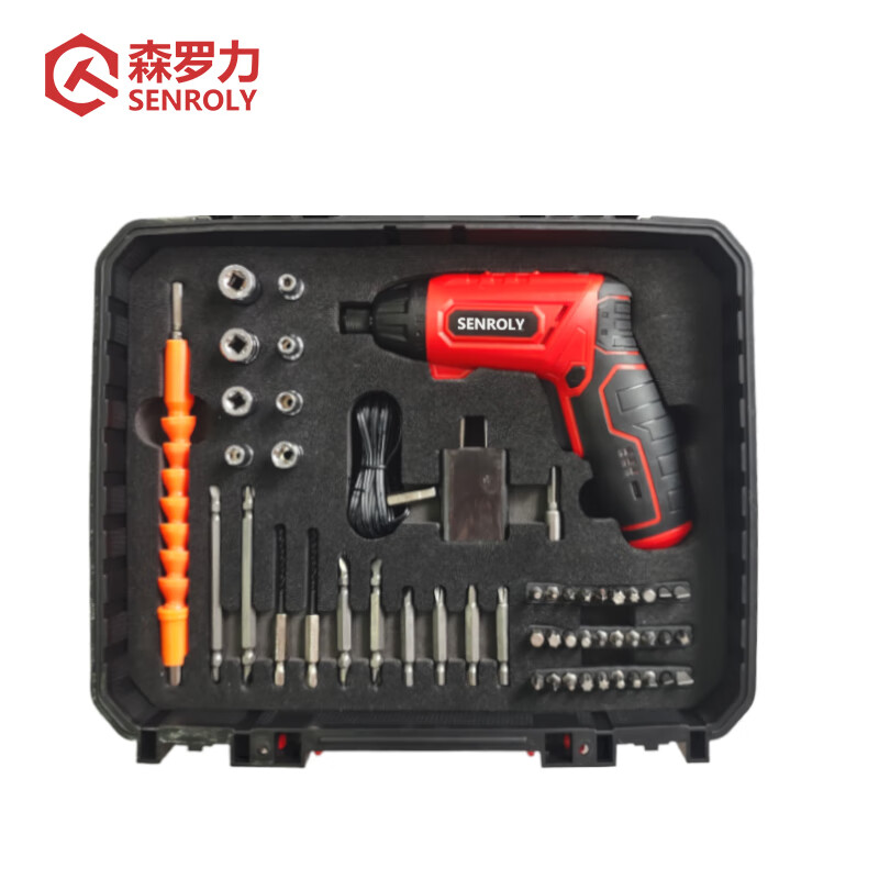 森罗力（SENROLY） SL-021552 锂电电动螺丝刀 52件套 （单位：套）