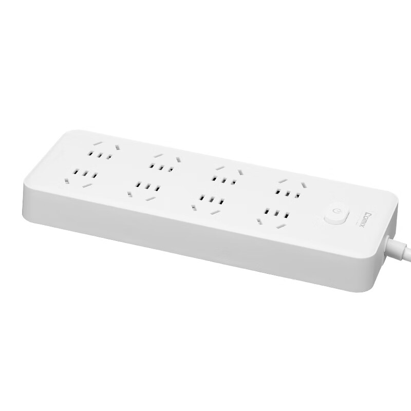 齐心（Comix） PCP-WZ848 延长线插座 8位40孔 总控全长5.0米 （单位：个） 白色