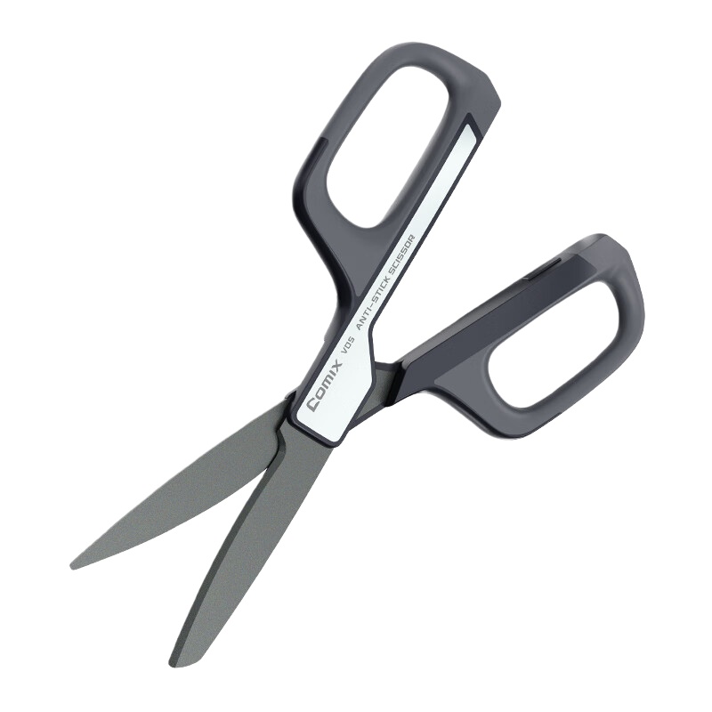 齐心（Comix） V05 舒适型省力剪 176mm(7") （单位：把） 深蓝色