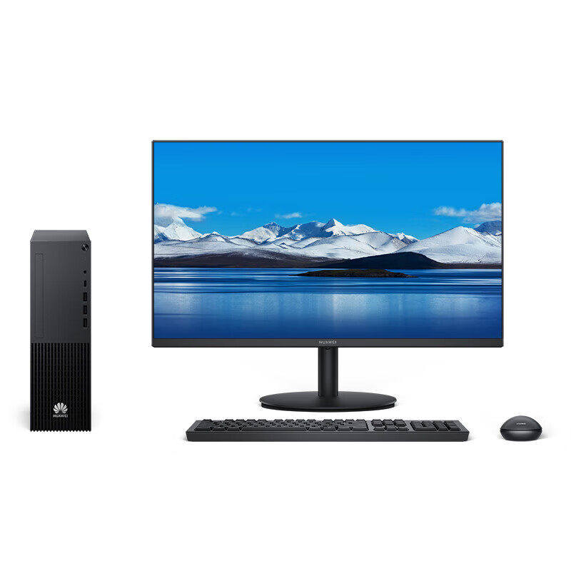 华为（HUAWEI） 擎云W585x-H049优享版 台式电脑 16GB+512GB/KOS/23.8显示器 （单位：套） 单主机+试用版系统