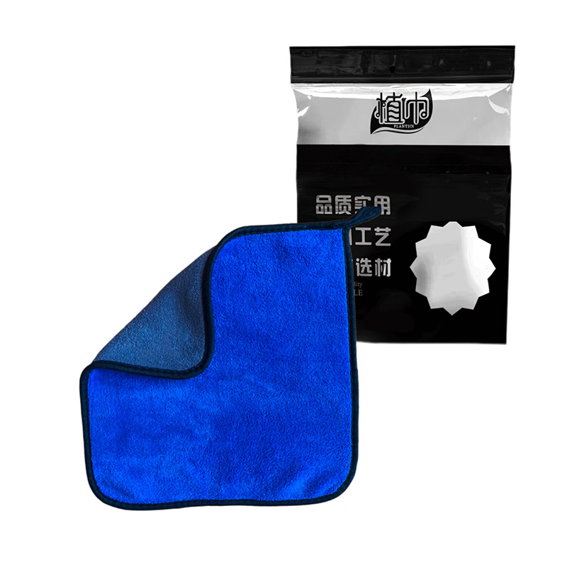 植巾 M100 高密珊瑚绒抹布 30*30cm 5块/袋 （单位：袋） 灰蓝色