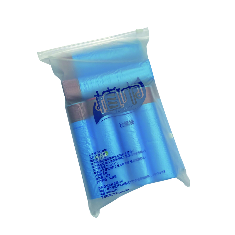 植巾 L250 抽绳款垃圾袋 45*50cm 165个/包 （单位：包） 蓝色