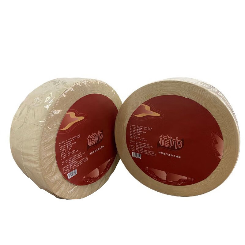 植巾 DJ130 竹纤维卫生纸大盘纸 12卷/箱 （单位：箱）