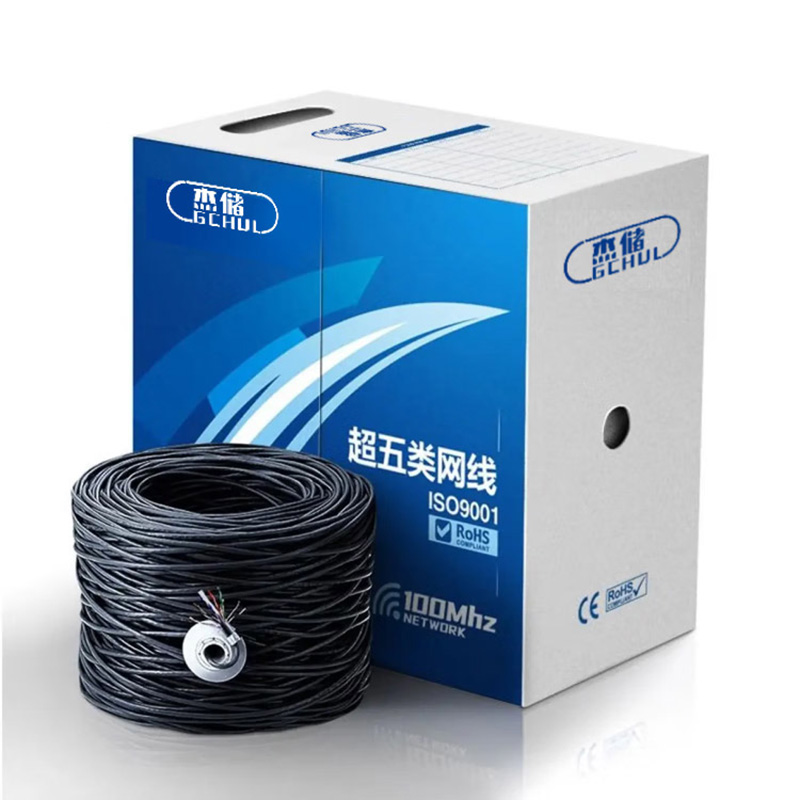 杰储（GCHUL） CWS305MA 超五类室外双护套网线 305米/箱 （单位：箱）