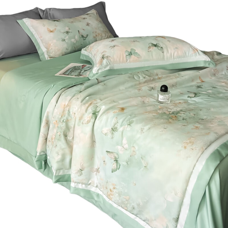 花花公子（PLAYBOY） PB-25MT707 雾影云间夏被四件套 200*230cm （单位：套）