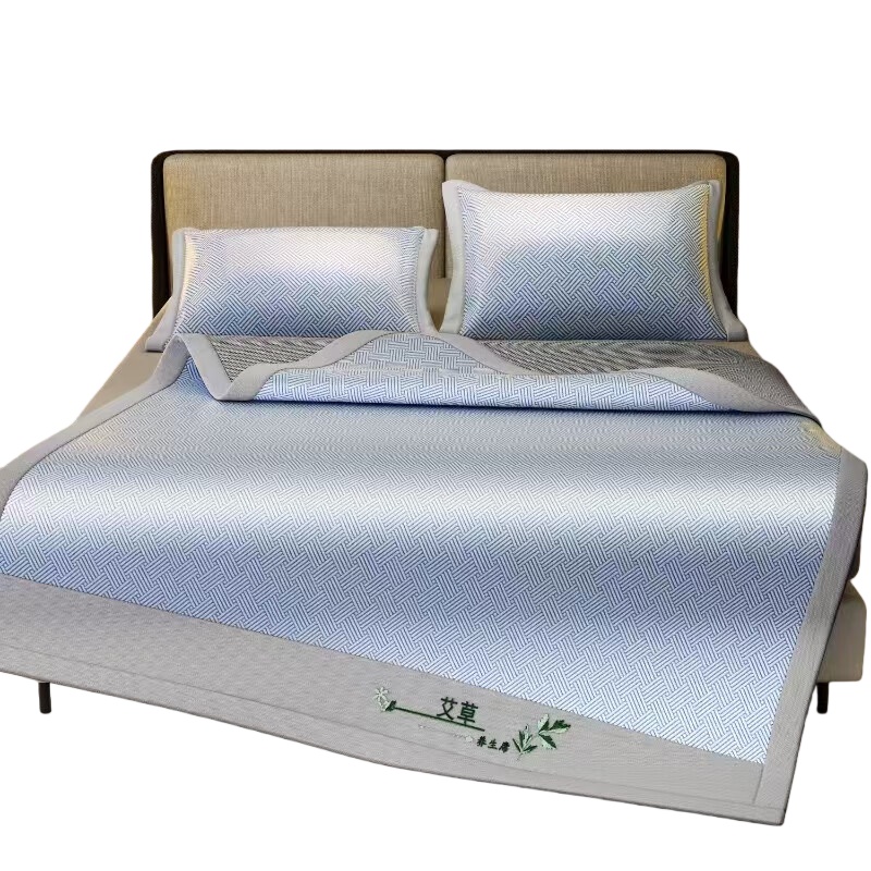 洁丽雅 CP2933 艾草凉感冰丝席 180*200cm （单位：套）