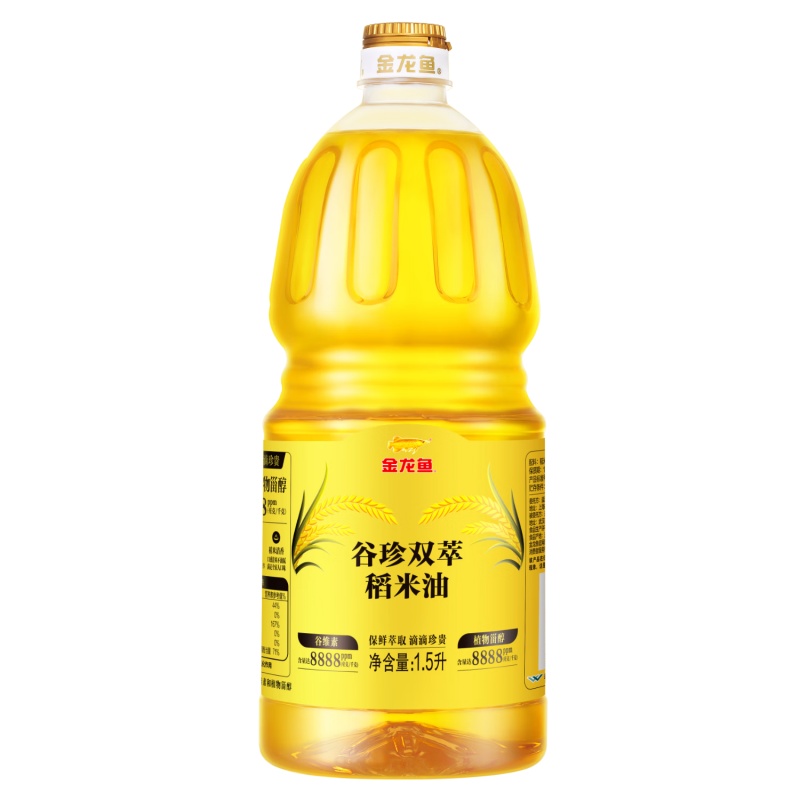 金龙鱼 谷珍双萃 稻米油 1.5L （单位：瓶）