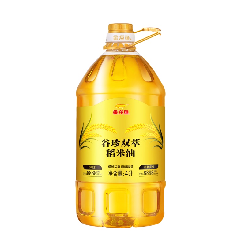 金龙鱼 谷珍双萃 稻米油 4L （单位：桶）