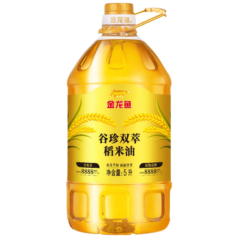 金龙鱼 谷珍双萃 稻米油 5L （单位：桶）