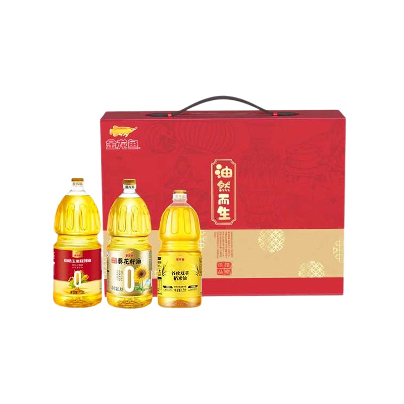 金龙鱼 A款 营养均衡食用油礼盒 5.1L （单位：盒）
