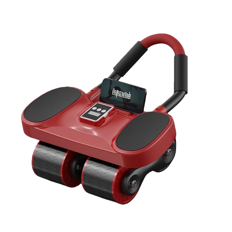 万多 QH5 自动回弹多功能健腹轮 四轮 （单位：台） 红色