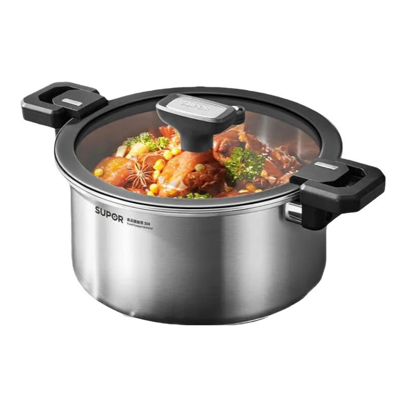 苏泊尔（SUPOR） ET22AMAS01 不锈钢微压锅 22cm （单位：个）