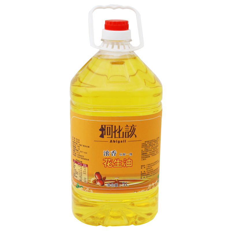 阿比该（Abigall） 浓香 花生油 压榨一级 5L （单位：瓶）