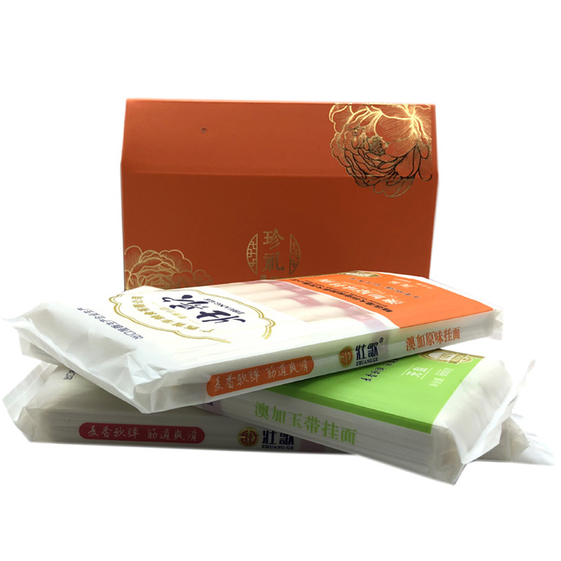 壮歌 1998款 优质挂面组合 澳加原味挂面666g+澳加玉带挂面666g+澳加龙须挂面666g （单位：盒）