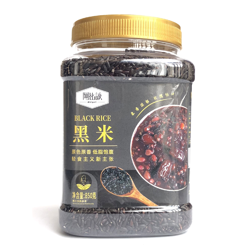 阿比该（Abigall） 广西南宁 黑米 850g （单位：罐）