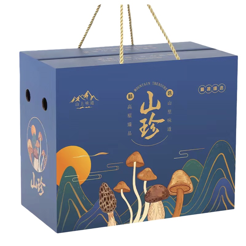 阿比该（Abigall） 383款 山珍菌子礼盒 鹿茸菌130g/银耳105g/黑木耳148g （单位：盒）