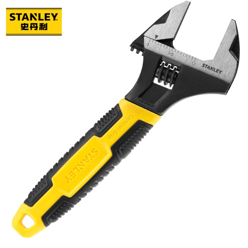 史丹利（Stanley） 0-90-949 双色柄铬钒钢活动扳手 10" （单位：把）