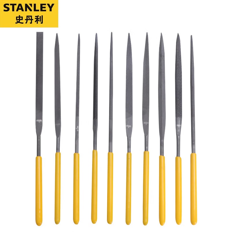 史丹利（Stanley） 22-521-23 10件套什锦钢锉 3x140mm （单位：套）