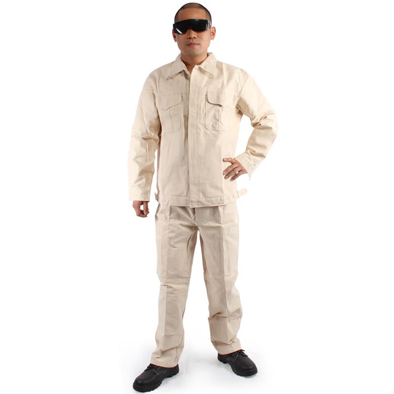 黔三元 QSY-SJDYH 帆布电焊服 衣长:77cm 裤长:99cm （单位：套）