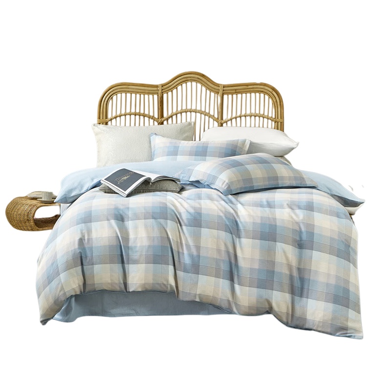 怡莲（yealotus） YL-JT311 纯棉四件套 被套200*230CM/床单230*250CM/枕套48*74CM*2 （单位：套） 苏伦格调