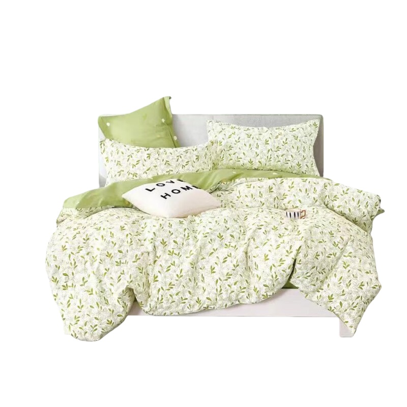 怡莲（yealotus） YL-JT2301 纯棉四件套 被套200*230CM/床单230*250CM/枕套48*74CM*2 （单位：套） 漫步时光