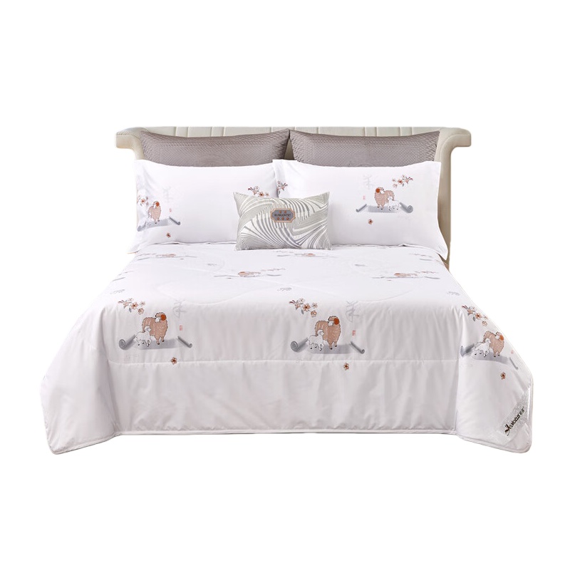 怡莲（yealotus） YL-YM301-1 暖芯羊毛冬被 200*230CM （单位：床） 白色