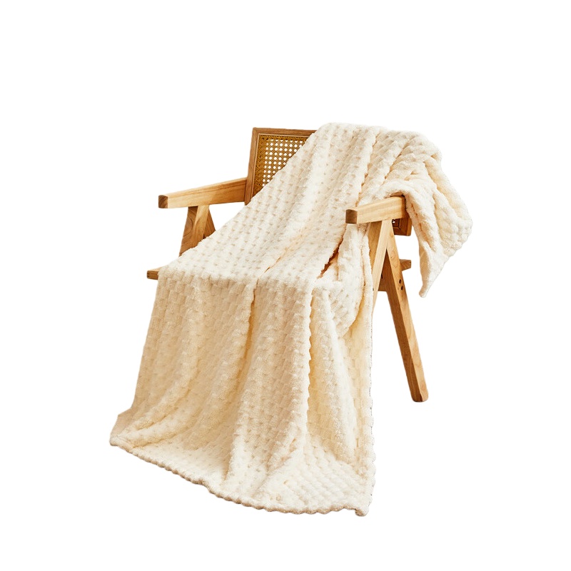 怡莲（yealotus） YL-T07 云朵绒毯-悦 100*150CM （单位：床） 米黄色