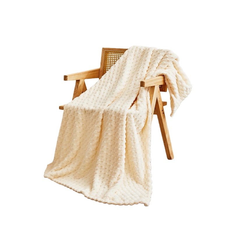 怡莲（yealotus） YL-T06 云朵绒毯-颜 75*100CM （单位：床） 米黄色