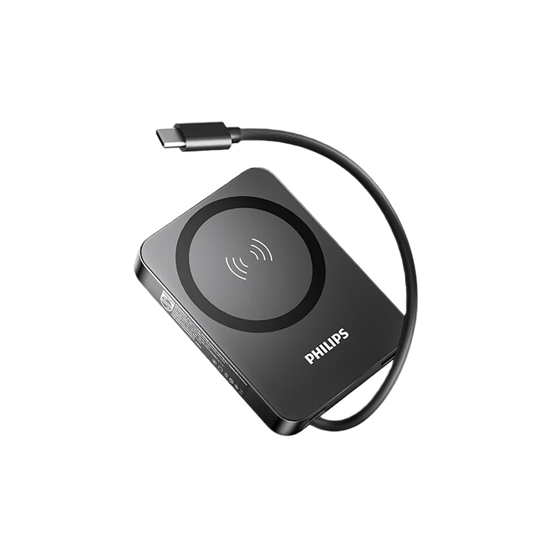 飞利浦 （PHILIPS） DLP2717 无线磁吸充电宝 自带线 10000毫安 （单位：个） 灰色