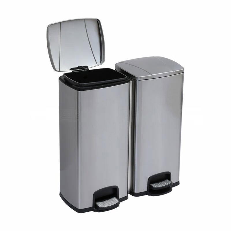 百晟长恒 BSCH-A98 垃圾桶 脚踏款 （单位：个） 银色