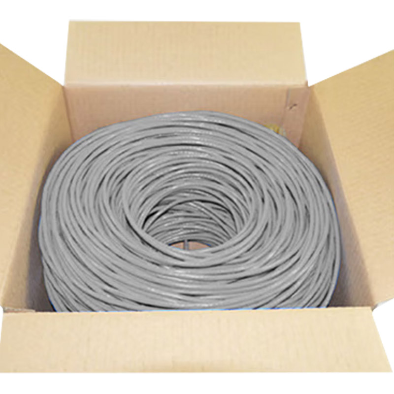 莳柚 SY-16 超五类纯铜双层屏蔽成箱网线 300米/箱 （单位：箱） 灰色