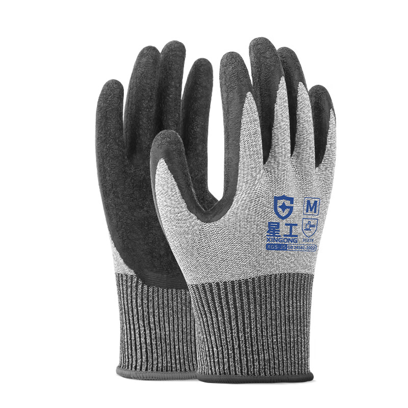 星工（XINGGONG） XGS-J6 劳保手套 12付/包 （单位：包） 3包起订 灰黑