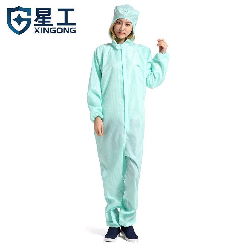星工（XINGGONG） XGJ-1 防静电服 M码 （单位：套） 4套起订 绿色