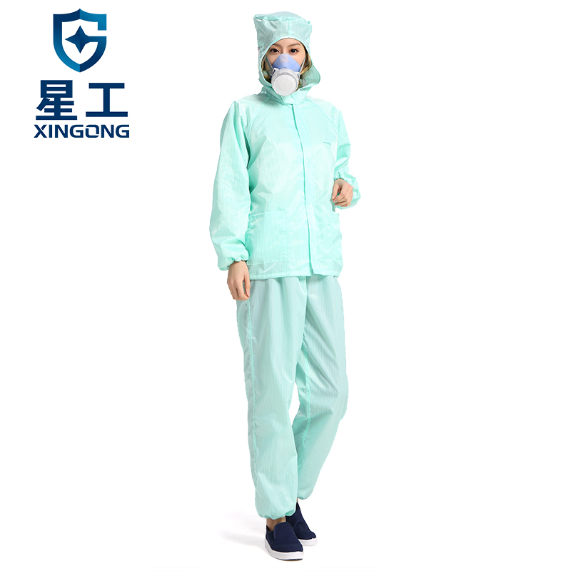 星工（XINGGONG） XGJ-2 防静电服 L码 （单位：套） 4套起订 绿色