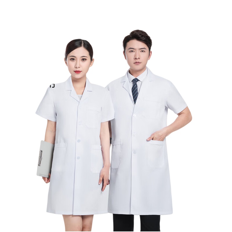 星工（XINGGONG） XG-DG4 短袖白大褂 加厚款 3XL （单位：件） 2件起订