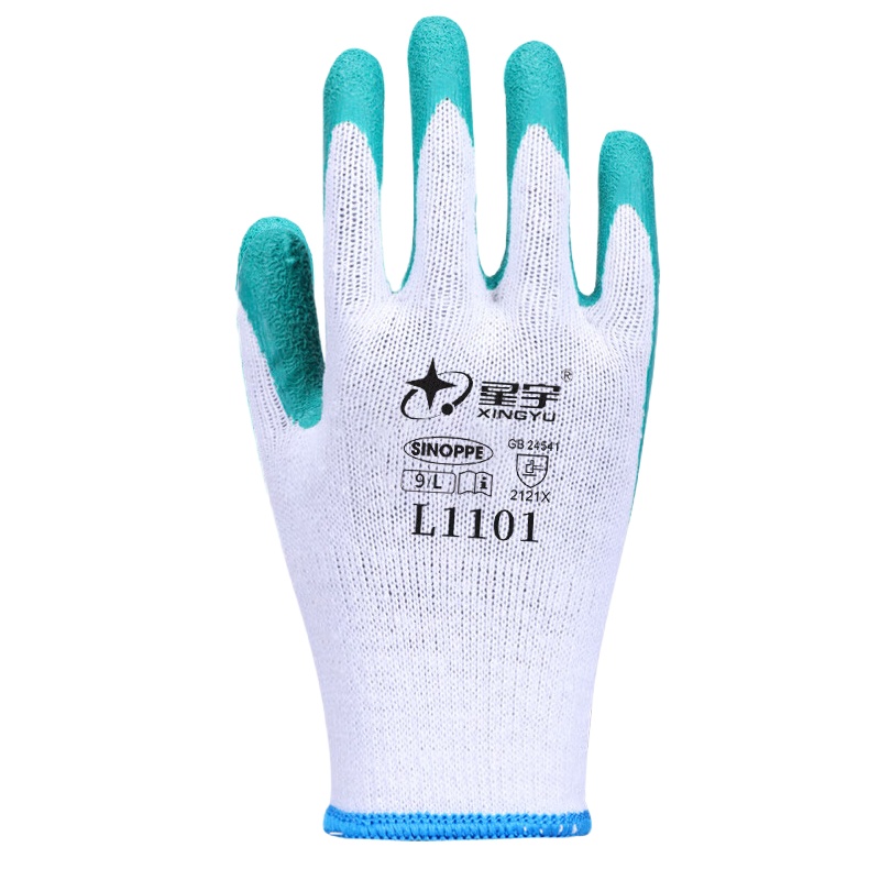 星宇（XINGYU） L1101 纱蓝皱手套 M （单位：双） 蓝色