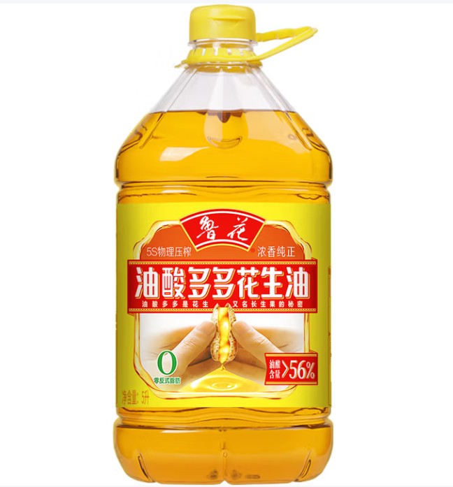 鲁花 油酸多多 花生油 5L （单位：瓶）