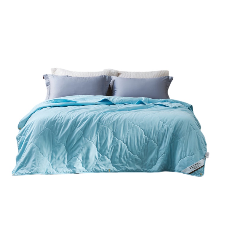 富安娜（FUANNA） 帝梵 素色空调被 152*210cm 250g （单位：床） 蓝