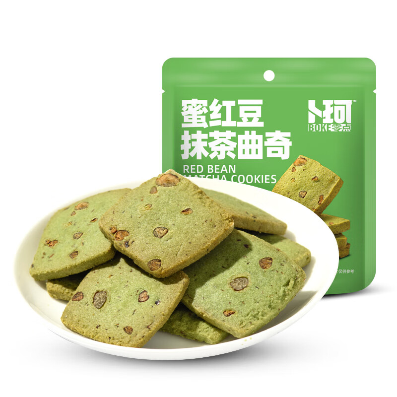  蜜红豆抹茶 曲奇组合 600g （单位：箱）