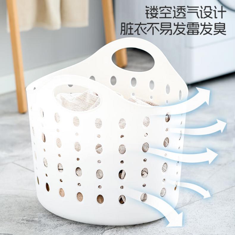 禧天龙 22.4L 大号浴室脏衣篮  （单位：个）  