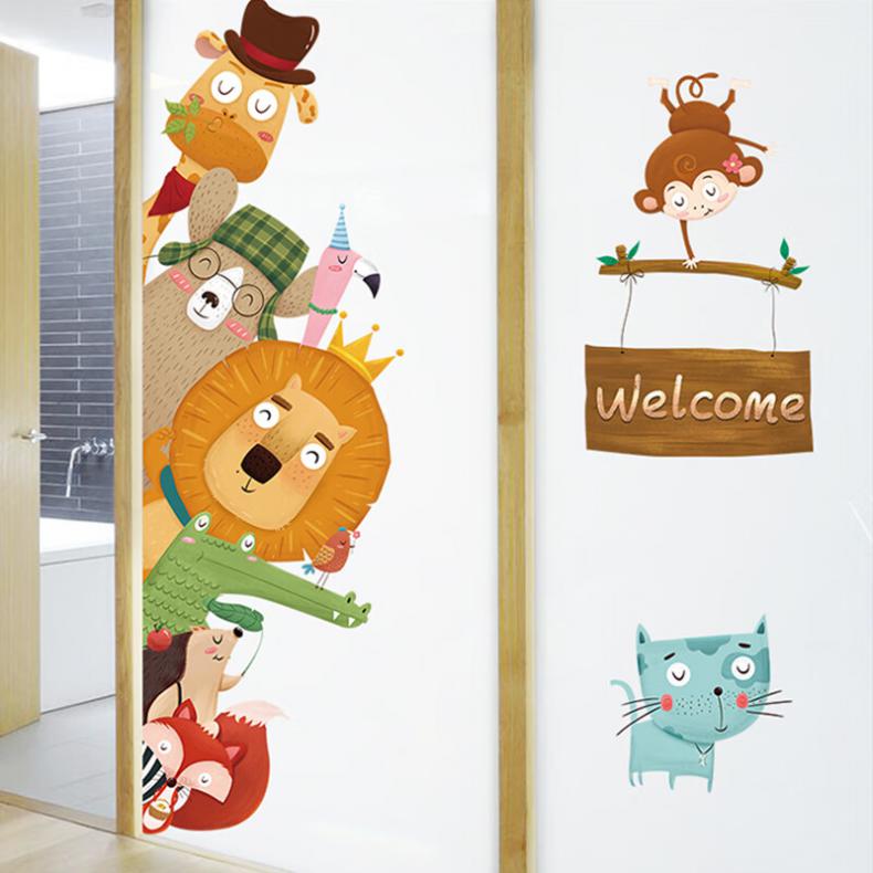 墨斗鱼 PVC 卡通墙纸自粘画  （单位：个）  