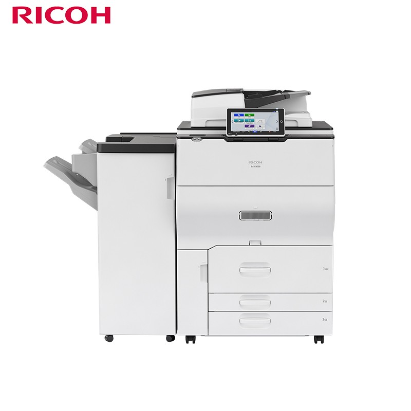 理光（Ricoh） A3彩色数码复合机 IM C8000（主机+双面同步送稿器+2000页小册子装订器）